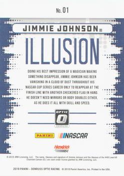 2019 Donruss - Optic Illusion #O1 Jimmie Johnson Back