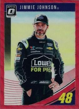 2019 Donruss - Optic Red Wave #27 Jimmie Johnson Front