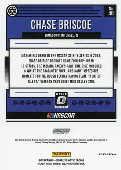 2019 Donruss - Optic Red Wave #48 Chase Briscoe Back