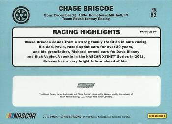 2019 Donruss - Optic Red Wave #63 Chase Briscoe Back