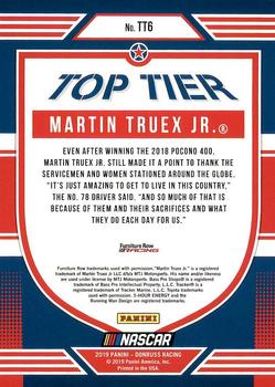 2019 Donruss - Top Tier #TT6 Martin Truex Jr. Back