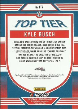 2019 Donruss - Top Tier #TT7 Kyle Busch Back