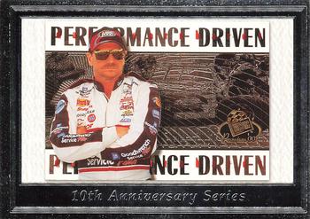 2004 Press Pass - Dale Earnhardt 10th Anniversary #TA 77 Dale Earnhardt / 2000 Press Pass Premium Performance Driven #PD6 Front