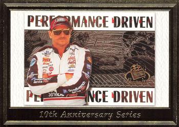 2004 Press Pass - Dale Earnhardt 10th Anniversary Gold #TA 77 Dale Earnhardt / 2000 Press Pass Premium Performance Driven #PD6 Front