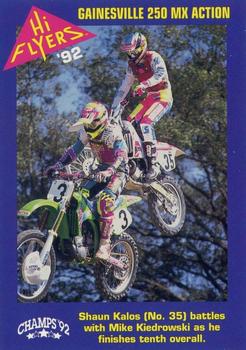 1992 Champs Hi-Flyers #55 Gainesville 250 / 125 MX Action Front