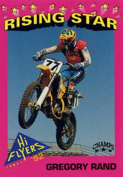 1992 Champs Hi-Flyers #142 Gregory Rand Front