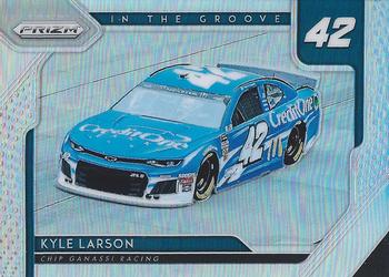 2019 Panini Prizm - In the Groove Prizm #ITG-11 Kyle Larson Front
