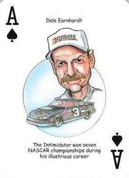 2009 Hero Decks American Racing Heroes Playing Cards #A♠ Dale Earnhardt Front