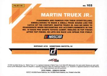 2020 Donruss #103 Martin Truex Jr. Back