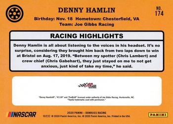 2020 Donruss #174 Denny Hamlin Back
