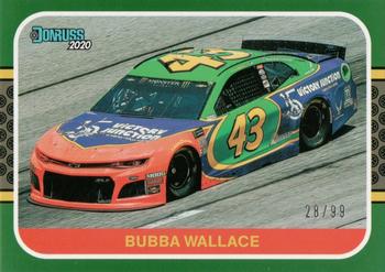2020 Donruss - Green #198 Bubba Wallace Front