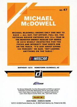 2020 Donruss - Silver #47 Michael McDowell Back