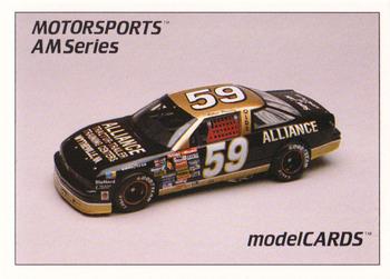 1992 Motorsports Modelcards Blue Ridge Decals #3 B Robert Pressley Front