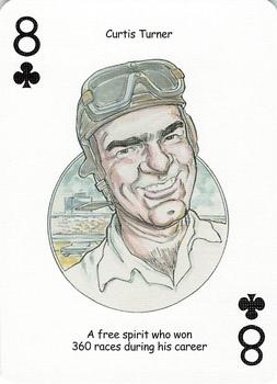 2005 Hero Decks American Racing Heroes Playing Cards #8♣ Curtis Turner Front