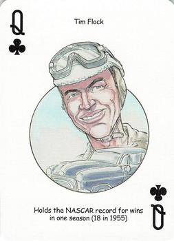 2005 Hero Decks American Racing Heroes Playing Cards #Q♣ Tim Flock Front