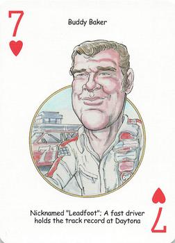 2005 Hero Decks American Racing Heroes Playing Cards #7♥ Buddy Baker Front