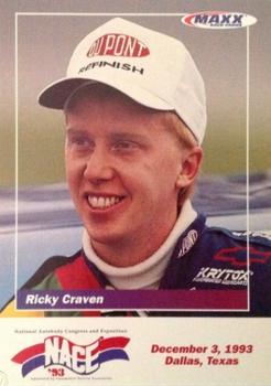 1993 Maxx NACE #NNO Ricky Craven Front