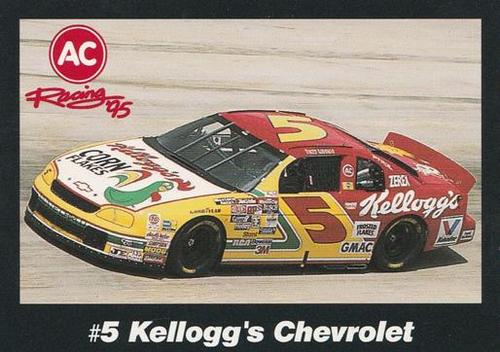 1995 AC Racing 95 Collectable AC Spark Plug/Race Card Sets #NNO Terry Labonte Front