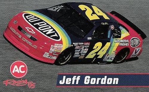 1995 AC Racing #NNO Jeff Gordon Front