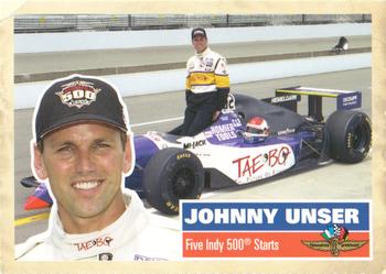 2008 Indianapolis Motor Speedway Unser Family #NNO Johnny Unser Front