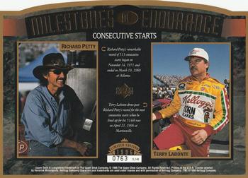1996 Upper Deck Limited Edition Milestones of Endurance #NNO Richard Petty / Terry Labonte Front