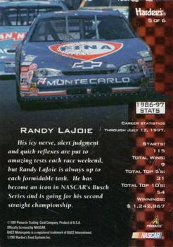 1997 Pinnacle Hardee's #5 Randy LaJoie Back