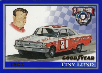 1998 Goodyear #1963 Tiny Lund Front