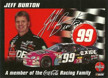 2000 Coca-Cola 7-Eleven #NNO Jeff Burton Front