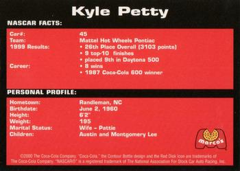 2000 Coca-Cola Marco's Pizza #NNO Kyle Petty Back