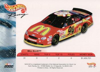 2000 Hot Wheels #NNO Bill Elliott Back
