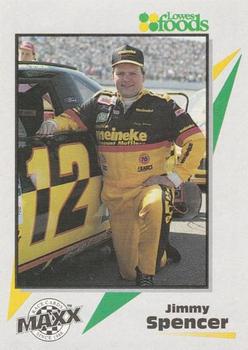 1993 Maxx Lowes Foods Stickers - Singles #NNO Jimmy Spencer Front