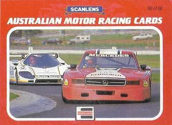 1986 Scanlens Australian Motor Racing #66 Brad Jones Front