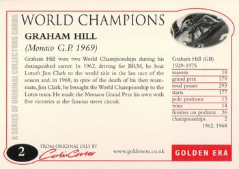 2004 Golden Era World Champions #2 Graham Hill Back