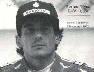 2005 Sporting Profiles Ayrton Senna #13 Ayrton Senna Back