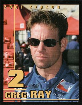 2001 Indy Racing Collectable Tattoos #NNO Greg Ray Front