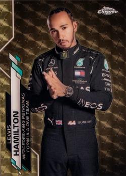 2020 Topps Chrome Formula 1 - SuperFractor #1 Lewis Hamilton Front