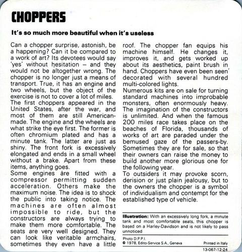 1978-80 Auto Rally Series 12 #13-067-12-24 Choppers Back