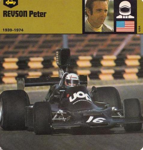 1978-80 Auto Rally Series 19 #13-067-19-04 Peter Revson Front
