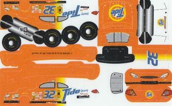 2002 Press Pass D3 Three Dimensional NASCAR Plastic Model Cards Series 1 #NNO Ricky Craven Back
