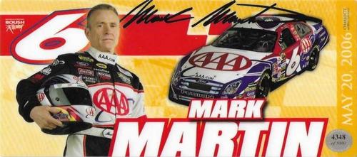 2006 AAA - Charlotte #2 Mark Martin Front