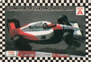 1991 Amada Formula-1 Fighting Spirit #36 Gerhard Berger Front