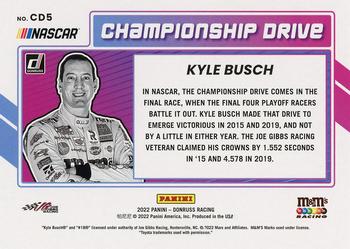 2022 Donruss - Championship Drive #CD5 Kyle Busch Back