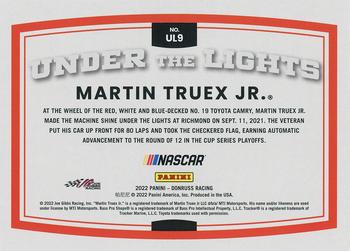 2022 Donruss - Under the Lights Checkers #UL9 Martin Truex Jr. Back