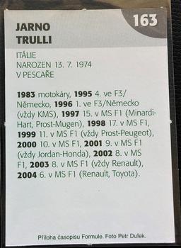 2005 Formule #163 Jarno Trulli Back