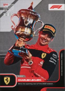 2022 Topps Now Formula 1 - Black #001 Charles Leclerc Front