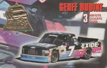 1995 Finish Line Super Series - Calling Cards Printers Proof #NNO Geoff Bodine Front