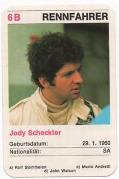 1974 Piatnik Supertrumpf Rennfahrer Quartett No.4230 #6B Jody Scheckter Front