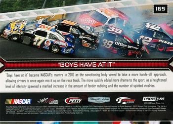 2011 Press Pass #165 Boys have at it Back