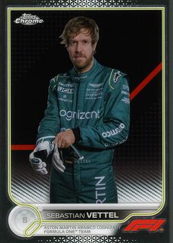 2022 Topps Chrome Formula 1 #9 Sebastian Vettel Front