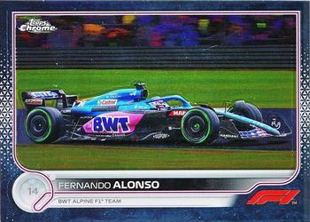 2022 Topps Chrome Formula 1 #115 Fernando Alonso Front